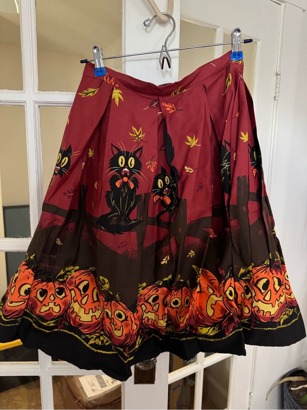 Vintage inspired Halloween skirt